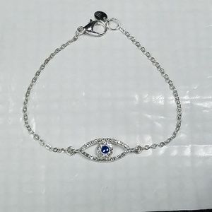 925 Sterling Silver Evil Eye Bracelet